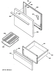 03 - Section3 parts for Ge Range JBS06XR3 / from AppliancePartsPros.com