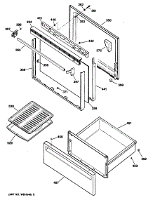 03 - Section3 parts for Ge Range JBS12GXR1 / from AppliancePartsPros.com