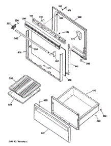 03 - Section3 parts for Ge Range JBS12GXR2 / from AppliancePartsPros.com