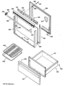 03 - Section3 parts for Ge Range JBS12GXR3 / from AppliancePartsPros.com