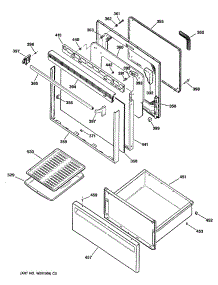 03 - Section3 parts for Ge Range JBS16GXR2 / from AppliancePartsPros.com