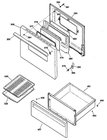 03 - Section3 parts for Ge Range JBS16XR1 / from AppliancePartsPros.com