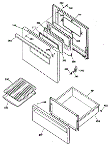 03 - Section3 parts for Ge Range JBS16XR3 / from AppliancePartsPros.com