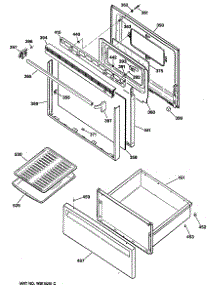 03 - Section3 parts for Ge Range JBS17GXR3 / from AppliancePartsPros.com