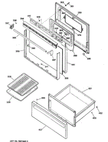 02 - Section2 parts for Ge Range JBS18GXR3 / from AppliancePartsPros.com