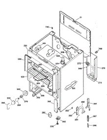 03 - Section3 parts for Ge Range JBS18GXR3 / from AppliancePartsPros.com