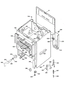 03 - Section3 parts for Ge Range JBS26GXR3 / from AppliancePartsPros.com