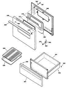 03 - Section3 parts for Ge Range JBS26XR1 / from AppliancePartsPros.com