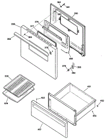 03 - Section3 parts for Ge Range JBS26XR2 / from AppliancePartsPros.com