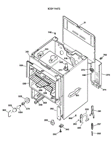 02 - Section2 parts for Ge Range JBS26XR3 / from AppliancePartsPros.com