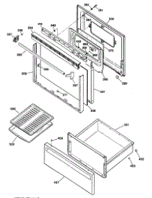 03 - Section3 parts for Ge Range JBS27GXR2 / from AppliancePartsPros.com