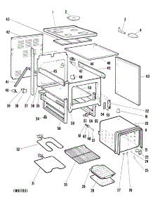 02 - Section2 parts for Ge Range JBS28GXK2 / from AppliancePartsPros.com