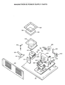 02 - Magnetron & Power Supply Parts parts for Ge Range JBV42GXJ1 / from AppliancePartsPros.com