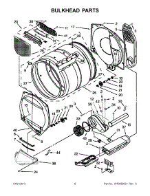 03 - Bulkhead Parts parts for Maytag Dryer 3LMEDC100YW2 / from AppliancePartsPros.com