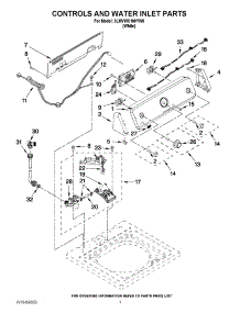 02 - Controls And Water Inlet Parts parts for Maytag Washer 3LMVWC100YW0 / from AppliancePartsPros.com