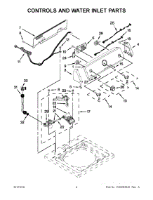 02 - Controls And Water Inlet Parts parts for Maytag Washer 3LMVWC100YW1 / from AppliancePartsPros.com