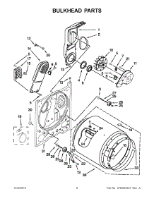 03 - Bulkhead Parts parts for Maytag Dryer 4GMEDC100YQ0 / from AppliancePartsPros.com