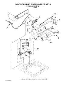 02 - Controls And Water Inlet Parts parts for Maytag Washer 4GMVWC100YQ0 / from AppliancePartsPros.com