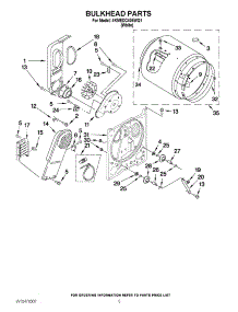 03 - Bulkhead Parts parts for Maytag Dryer 4KMEDC405WQ1 / from AppliancePartsPros.com