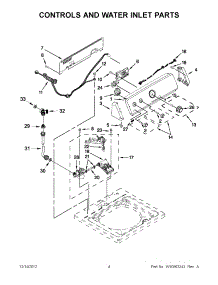 02 - Controls And Water Inlet Parts parts for Maytag Washer 4GMVWC100YQ1 / from AppliancePartsPros.com