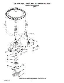 04 - Gearcase, Motor And Pump Parts parts for Maytag Washer 4GMVWC300YW0 / from AppliancePartsPros.com