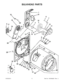 03 - Bulkhead Parts parts for Maytag Dryer 4GNED4600YQ2 / from AppliancePartsPros.com