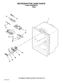 02 - Refrigerator Liner Parts parts for Maytag Refrigerator 5GBB19PRYW0 / from AppliancePartsPros.com