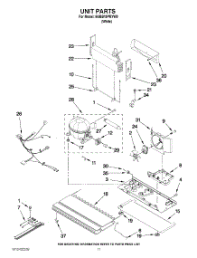 06 - Unit Parts parts for Maytag Refrigerator 5GBB19PRYW0 / from AppliancePartsPros.com