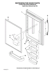 04 - Refrigerator Door Parts parts for Maytag Refrigerator 5GBL22PRYA0 / from AppliancePartsPros.com