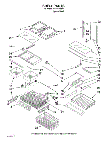 06 - Shelf Parts parts for Maytag Refrigerator 5GFF25PRYA0 / from AppliancePartsPros.com