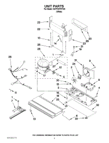 05 - Unit Parts parts for Maytag Refrigerator 5GFF25PRYW0 / from AppliancePartsPros.com