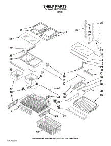 06 - Shelf Parts parts for Maytag Refrigerator 5GFF25PRYW0 / from AppliancePartsPros.com