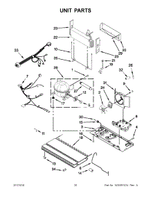 10 - Unit Parts parts for Maytag Refrigerator 5VMFX257AA00 / from AppliancePartsPros.com