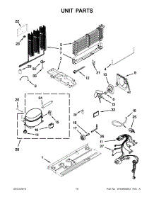 05 - Unit Parts parts for Maytag Refrigerator 5VMTM21BW00 / from AppliancePartsPros.com