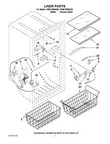 02 - Liner Parts parts for Maytag Freezer 5VMV188NAS00 / from AppliancePartsPros.com
