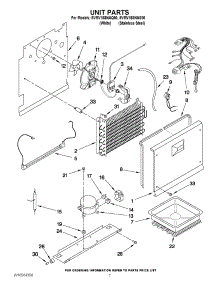 04 - Unit Parts parts for Maytag Freezer 5VMV188NAS00 / from AppliancePartsPros.com