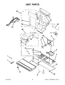 05 - Unit Parts parts for Maytag Refrigerator 7MF2976AEM00 / from AppliancePartsPros.com