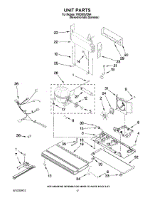 10 - Unit Parts parts for Maytag Refrigerator 7MI2569VEM4 / from AppliancePartsPros.com