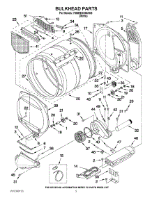 03 - Bulkhead Parts parts for Maytag Dryer 7MMEDX550XW0 / from AppliancePartsPros.com