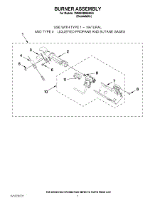 04 - Burner Assembly parts for Maytag Dryer 7MMGDB950AG0 / from AppliancePartsPros.com