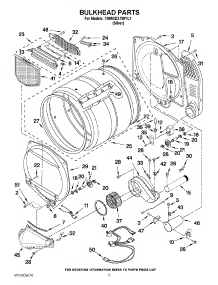 03 - Bulkhead Parts parts for Maytag Dryer 7MMGDX700YL1 / from AppliancePartsPros.com