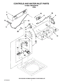 02 - Controls And Water Inlet Parts parts for Maytag Washer 7MMVWC200YW0 / from AppliancePartsPros.com