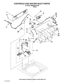02 - Controls And Water Inlet Parts parts for Maytag Washer 7MMVWC210YW0 / from AppliancePartsPros.com