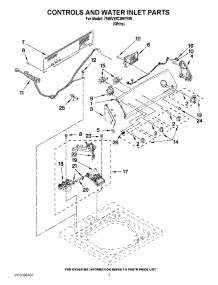 02 - Controls And Water Inlet Parts parts for Maytag Washer 7MMVWC300YW0 / from AppliancePartsPros.com