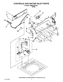 02 - Controls And Water Inlet Parts parts for Maytag Washer 7MMVWC300YW1 / from AppliancePartsPros.com