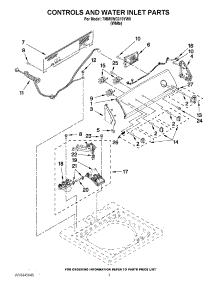 02 - Controls And Water Inlet Parts parts for Maytag Washer 7MMVWC310YW0 / from AppliancePartsPros.com