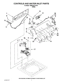 02 - Controls And Water Inlet Parts parts for Maytag Washer 7MMVWC310YW1 / from AppliancePartsPros.com