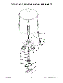 04 - Gearcase, Motor And Pump Parts parts for Maytag Washer 7MMVWC320BW0 / from AppliancePartsPros.com