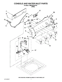 02 - Console And Water Inlet Parts parts for Maytag Washer 7MMVWC400YW1 / from AppliancePartsPros.com