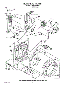 03 - Bulkhead Parts parts for Maytag Dryer 7MWGD1602AW0 / from AppliancePartsPros.com